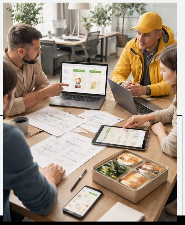 Разработка агрегатора доставки еды в Алапаевске от 16058 р., АвикейЛпв