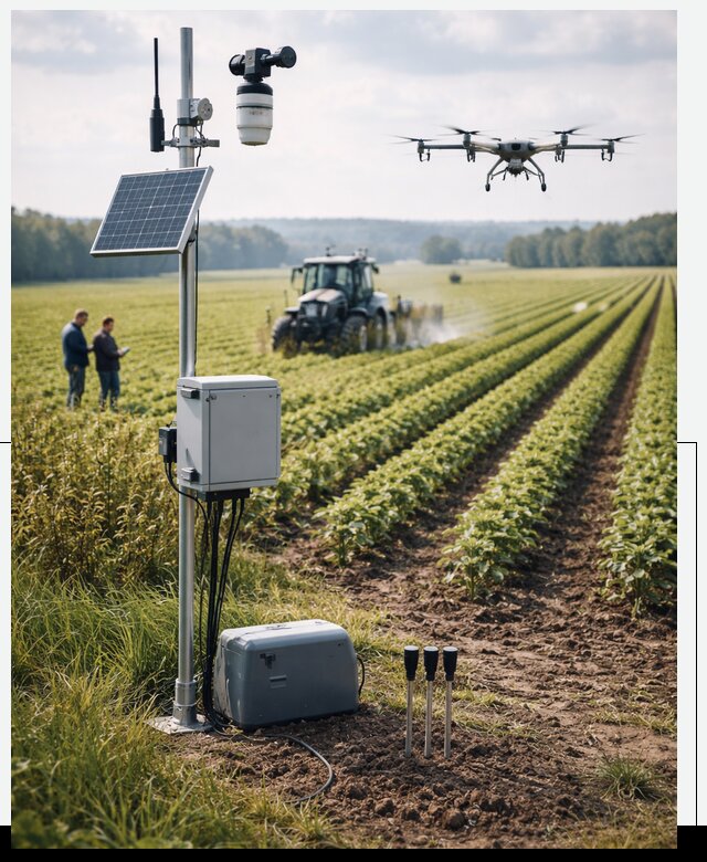 Разработка IoT мониторинга полей в Алапаевске от 9099 р. | АвикейЛпв