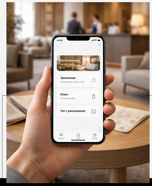 Мобильное приложение для гостей отеля в Алапаевске, управление сервисом